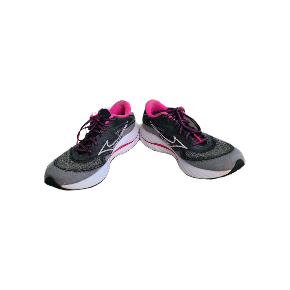 Mizuno Wave Rider 27 Project Zero Womens 10 Pink Black Gray BCRF Gorpcore - Picture 2 of 8